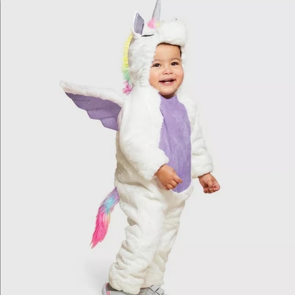 Infant Unicorn Jumpsuit Costume